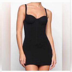 NWT SKIMS corset mini dress